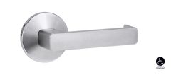 1360 SERIES 76 LEVER ON ROUND ROSE FULL SET Satin Chrome