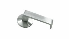 1360 SERIES 90 LEVER ON ROUND ROSE EXT HALF SET Satin Chrome