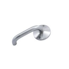 1360 SERIES 70 LEVER ON ROUND ROSE INT HALF SET Satin Chrome