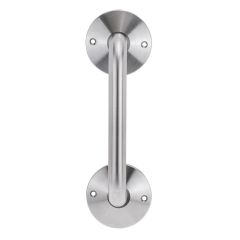 1360 SERIES B2 PULL HANDLE ON INT BLANK ROUND ROSE Satin Chrome