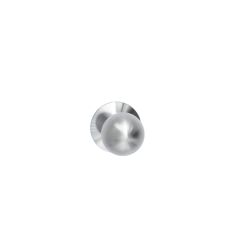 1360 SERIES 20 KNOB ON EXT ROUND ROSE FIXED HALF SET Satin Chrome