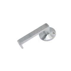1360 SERIES 74 LEVER ON INT ROUND ROSE FIXED HALF SET Satin Chrome