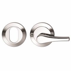1360 SERIES OVAL CYL & DIS. ACC TURNKNOB ESCUTCHEON KIT Satin Chrome