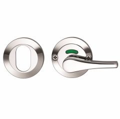 1360 SERIES OVAL CYL AND PRIV IND DTURN ESCUTCH KIT Satin Chrome