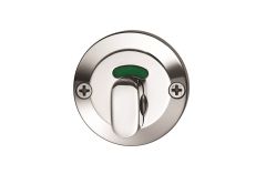 1360 SERIES PRIVACY INDICATING TURN ESCUTCHEON - SURFACE FIX Satin Chrome