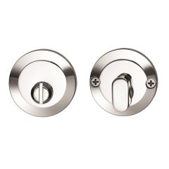 1360 SERIES EMER TURN AND TURN ESCUTCH KIT Satin Chrome