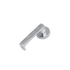 1370 SERIES 76 LEVER ON ROUND ROSE EXT HALF SET Satin Chrome