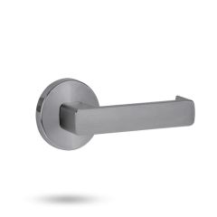 1370 SERIES 76 LEVER ON ROUND ROSE FULL SET Polyester Powdercoat