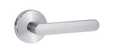 1370 SERIES 106 LEVER ON ROUND ROSE FULL SET Satin Chrome
