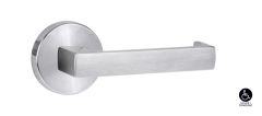 1370 SERIES 112 LEVER ON ROUND ROSE FULL SET Satin Chrome