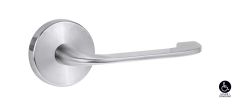 1370 SERIES 115 LEVER ON ROUND ROSE FULL SET Satin Chrome