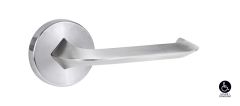 1370 SERIES 116 LEVER ON ROUND ROSE FULL SET Satin Chrome