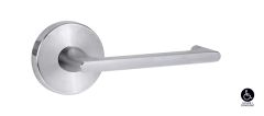 1370 SERIES 118 LEVER ON ROUND ROSE FULL SET Satin Chrome