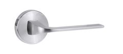 1370 SERIES 123 LEVER ON ROUND ROSE FULL SET Satin Chrome