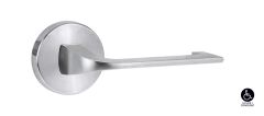 1370 SERIES 124 LEVER ON ROUND ROSE FULL SET Satin Chrome