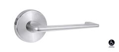 1370 SERIES 132 LEVER ON ROUND ROSE FULL SET Satin Chrome