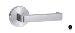 1370 SERIES 142 LEVER ON ROUND ROSE FULL SET Satin Chrome