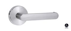 1370 SERIES 166 LEVER ON ROUND ROSE FULL SET Satin Chrome