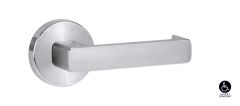 1370 SERIES 76 LEVER ON ROUND ROSE FULL SET Satin Chrome
