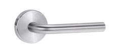 1370 SERIES 97 LEVER ON ROUND ROSE FULL SET Satin Chrome