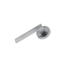 1370 SERIES INT ROUND ROSE HALF SET & LEVER 101 Satin Chrome
