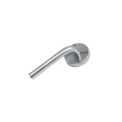 1370 SERIES 97 LEVER ON ROUND ROSE INT HALF SET Satin Chrome