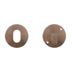1370 SERIES OVAL CYLINDER AND TURN ESCUTCHEON KIT Architectural Bronze