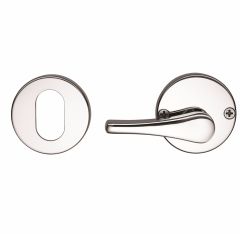 1370 SERIES OVAL CYL AND DTURN ESCUTCH KIT Satin Chrome