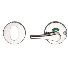 1370 SERIES OVAL CYL AND PRIV IND DTURN ESCUTCH KIT Satin Chrome