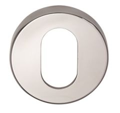 1370 SERIES EURO CYLINDER ESCUTCHEON Chrome Plate