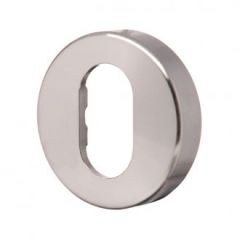 1370 SERIES INTERNAL OVAL CYLINDER ESCUTCHEON Satin Chrome