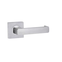 SYMPHONY 76 LEVER ON SQUARE ROSE EXT HALF SET Satin Chrome