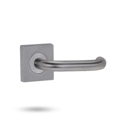 SYMPHONY 70 LEVER ON SQUARE ROSE FULL SET Polyester Powdercoat