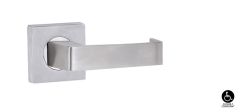 SYMPHONY 90 LEVER ON SQUARE ROSE FULL SET Satin Chrome