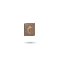 SYMPHONY 1420 SERIES TURN ESCUTCHEON - SURFACE FIX Arch Bronze Unlacquered