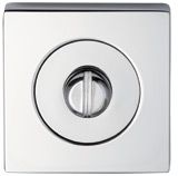 SYMPHONY 1420 SERIES EXTERNAL EMERGENCY TURN ESCUTCHEON Satin Chrome