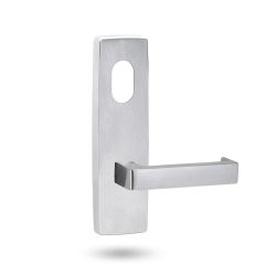 1801 SQUARE END PLATE WITH CYLINDER HOLE & 116 LEVER Polyester Powdercoat