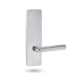 1805 SQUARE END PLATE & 104 LEVER Satin Chrome