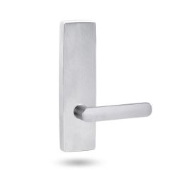1805 SQUARE END PLATE & 106 LEVER Satin Chrome