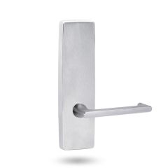 1805 SQUARE END PLATE & 118 LEVER Satin Chrome