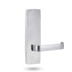 1805 SQUARE END PLATE & 131 LEVER Satin Chrome