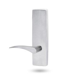 1805 SQUARE END PLATE & 153 RH LEVER Satin Chrome