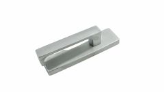 1805 SQUARE END PLATE & 112 LEVER Satin Chrome