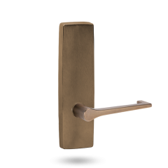 1805 EXT SQUARE END PLATE WITH LEVER 145 Oil Rubbed Bronze