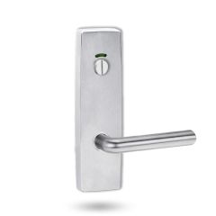1814 SQUARE END PLATE WITH PRIVACY INDICATOR EMERGENCY TURN & 104 LEVER Polyester Powdercoat