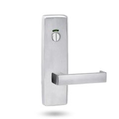 1814 SQUARE END PLATE WITH PRIVACY INDICATOR EMERGENCY TURN & 111 LEVER Polyester Powdercoat