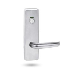 1814 SQUARE END PLATE WITH PRIVACY INDICATOR EMERGENCY TURN & 180 LEVER Polyester Powdercoat