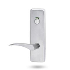 1814 SQUARE END PLATE WITH PRIVACY INDICATOR EMERGENCY TURN & 153 RH LEVER Polyester Powdercoat