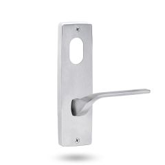 1901 SQUARE END PLATE WITH CYLINDER & 122 LH LEVER Polyester Powdercoat