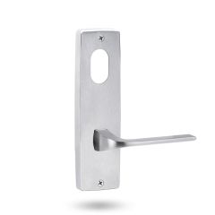 1901 SQUARE END PLATE WITH CYLINDER & 123 LEVER Polyester Powdercoat